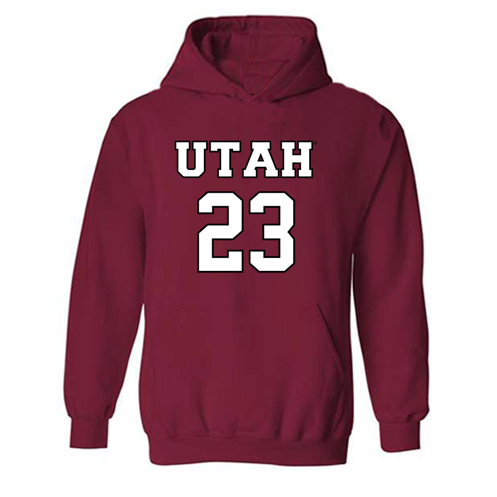 Utah - NCAA Women's Basketball : Maty Wilke - Hooded Sweatshirt Classic Shersey