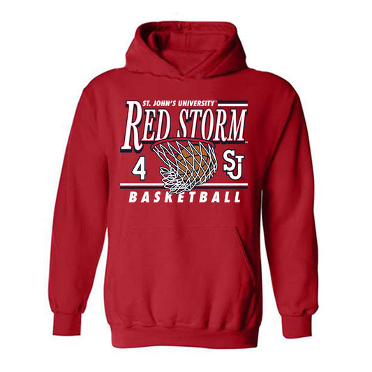 St. Johns - NCAA Women's Basketball : Skye Owen - Hooded Sweatshirt Sports Shersey