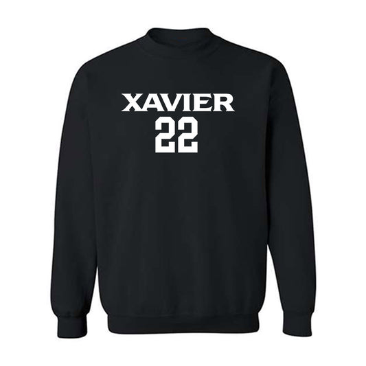 Xavier - NCAA Women's Basketball : Kaysia Woods - Crewneck Sweatshirt Replica Shersey