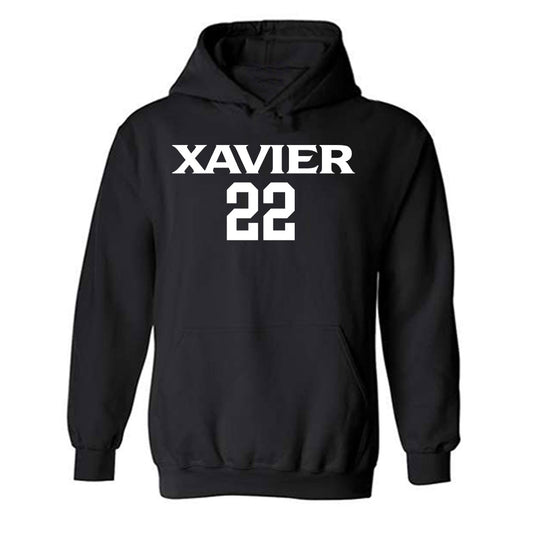 Xavier - NCAA Women's Basketball : Kaysia Woods - Hooded Sweatshirt Replica Shersey