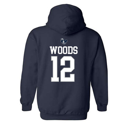 Xavier - NCAA Women's Basketball : Kaysia Woods - Hooded Sweatshirt Sports Shersey