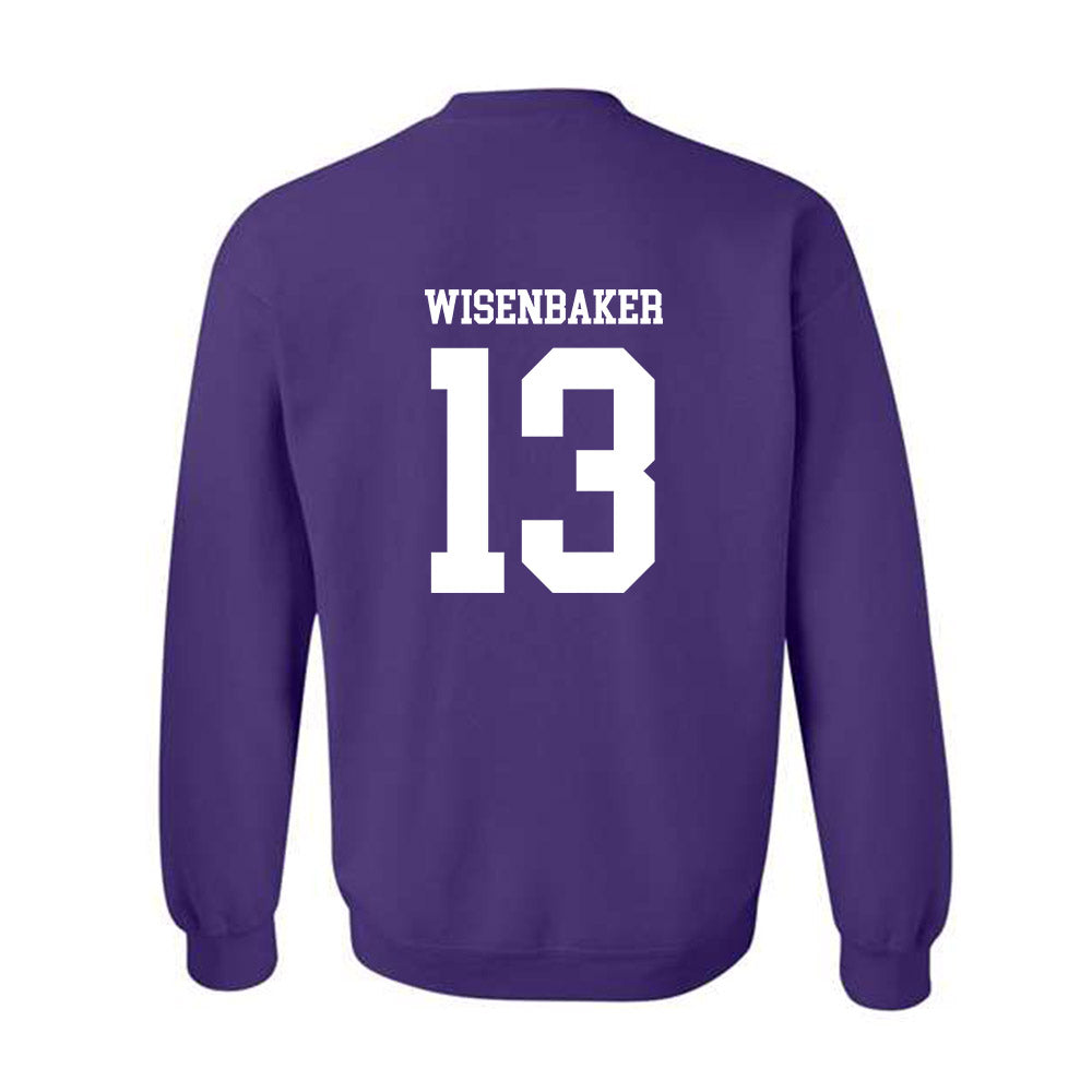 Kansas State - NCAA Baseball : Cole Wisenbaker - Crewneck Sweatshirt Classic Shersey