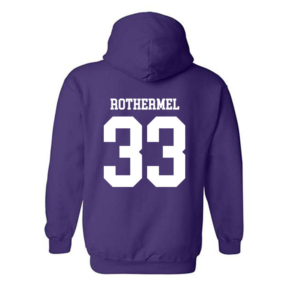 Kansas State - NCAA Baseball : Collin Rothermel - Hooded Sweatshirt Classic Shersey