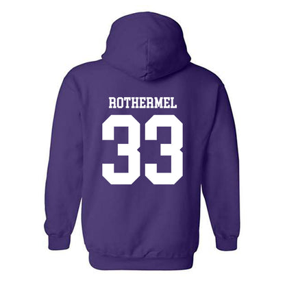 Kansas State - NCAA Baseball : Collin Rothermel - Hooded Sweatshirt Classic Shersey