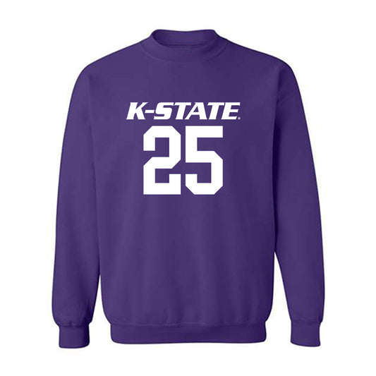 Kansas State - NCAA Baseball : Rohan Putz - Crewneck Sweatshirt Classic Shersey