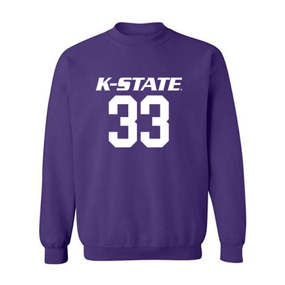 Kansas State - NCAA Baseball : Collin Rothermel - Crewneck Sweatshirt Classic Shersey
