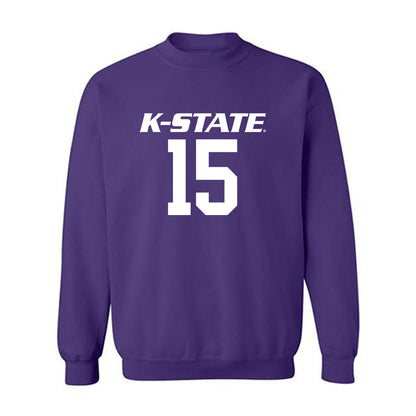 Kansas State - NCAA Baseball : Kyan Lodice - Crewneck Sweatshirt Classic Shersey