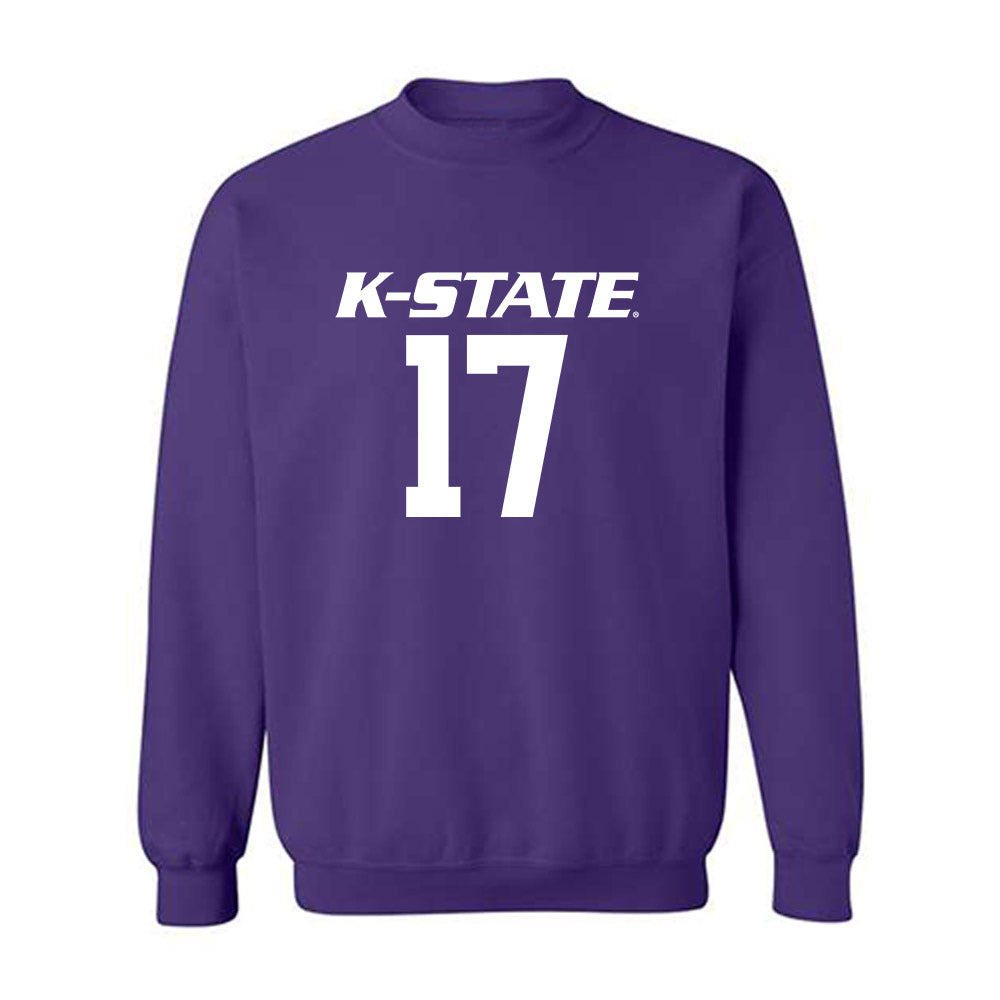 Kansas State - NCAA Baseball : Shay Hartis - Crewneck Sweatshirt Classic Shersey