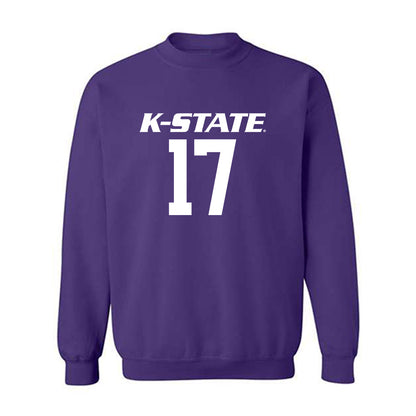 Kansas State - NCAA Baseball : Shay Hartis - Crewneck Sweatshirt Classic Shersey