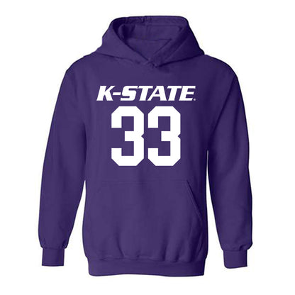 Kansas State - NCAA Baseball : Collin Rothermel - Hooded Sweatshirt Classic Shersey