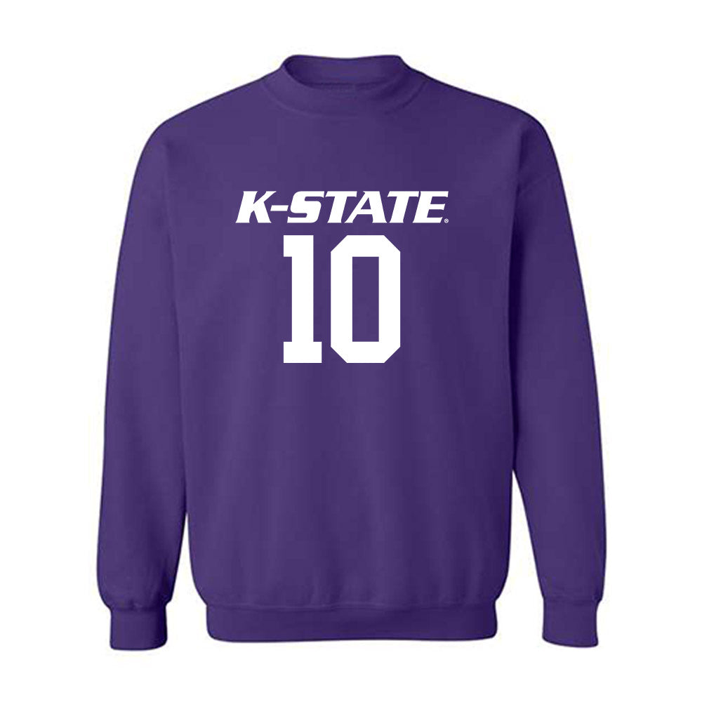 Kansas State - NCAA Women's Basketball : Mikayla Parks - Crewneck Sweatshirt Classic Shersey