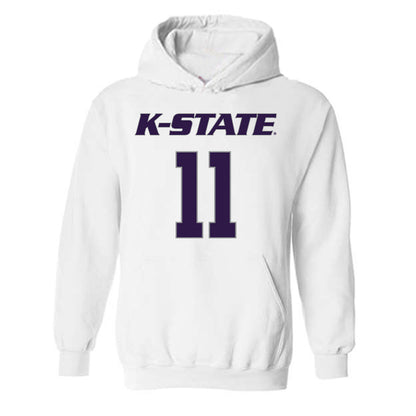 Kansas State - NCAA Women's Basketball : Taryn Sides - Hooded Sweatshirt Classic Shersey