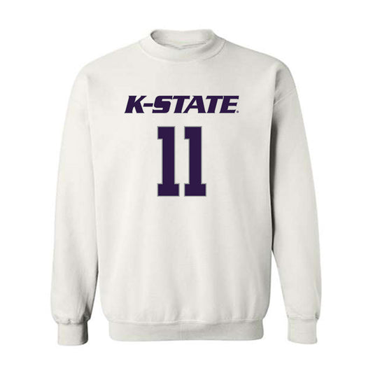 Kansas State - NCAA Women's Basketball : Taryn Sides - Crewneck Sweatshirt Classic Shersey