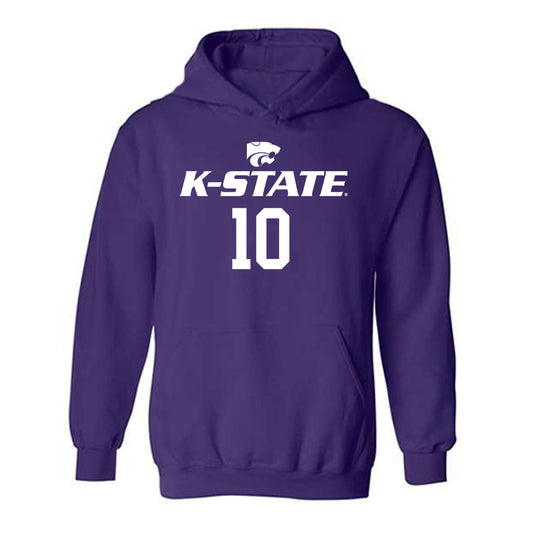 Kansas State - NCAA Women's Basketball : Mikayla Parks - Hooded Sweatshirt Classic Shersey