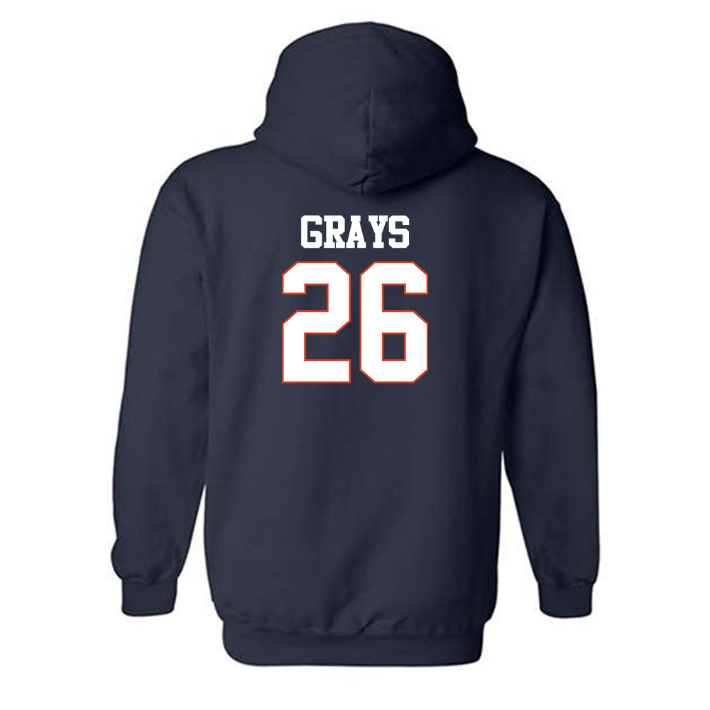 UTSA - NCAA Football : Bryce Grays - Replica Shersey Hooded Sweatshirt