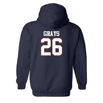UTSA - NCAA Football : Bryce Grays - Replica Shersey Hooded Sweatshirt