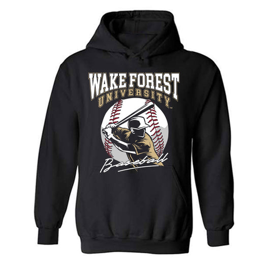 Wake Forest - NCAA Baseball : Javar Williams - Hooded Sweatshirt Sports Shersey