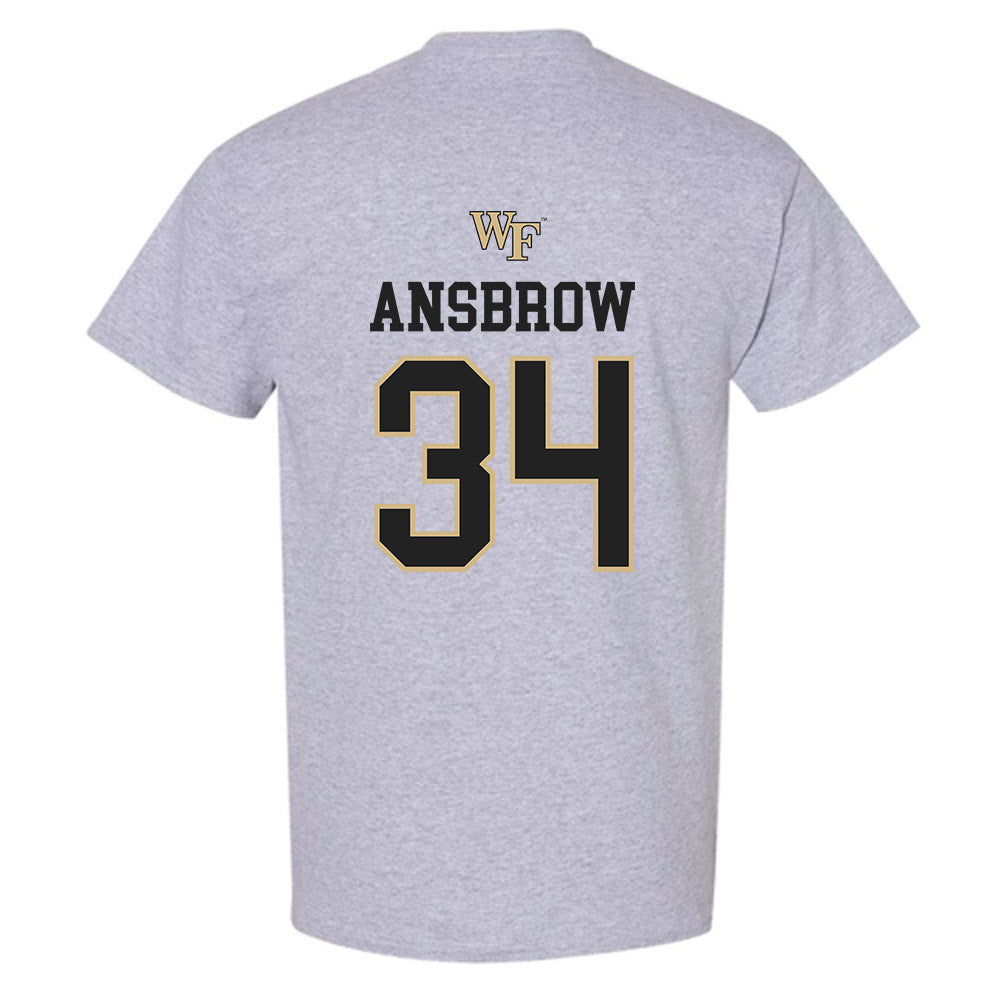 Wake Forest - NCAA Women's Soccer : Laurel Ansbrow Generic Shersey Short Sleeve T-Shirt