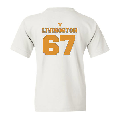 West Virginia - NCAA Football : Landen Livingston - Youth T-Shirt