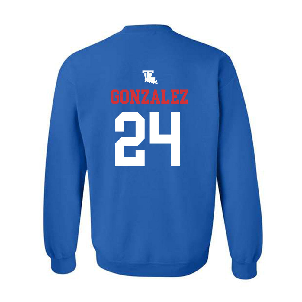 LA Tech - NCAA Softball : Amanda Gonzalez - Crewneck Sweatshirt Classic Shersey