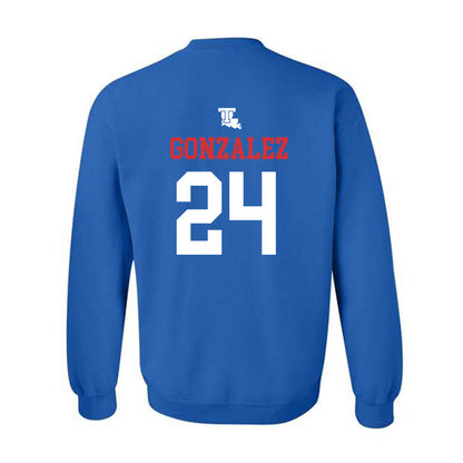 LA Tech - NCAA Softball : Amanda Gonzalez - Crewneck Sweatshirt Classic Shersey
