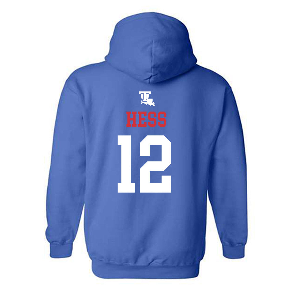 LA Tech - NCAA Softball : Gracee Hess - Hooded Sweatshirt Classic Shersey