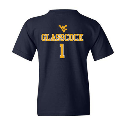 West Virginia - NCAA Baseball : JJ Glasscock - Youth T-Shirt Sports Shersey