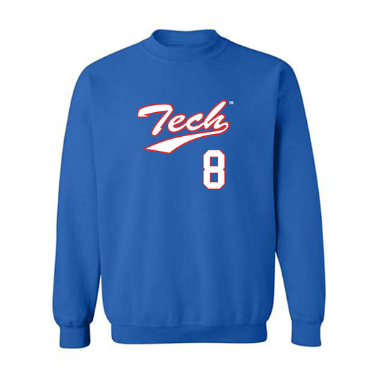 LA Tech - NCAA Softball : Jordyn Manning - Crewneck Sweatshirt Classic Shersey