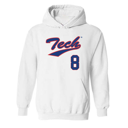 LA Tech - NCAA Softball : Jordyn Manning - Hooded Sweatshirt Classic Shersey