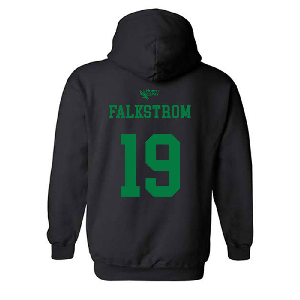 North Texas - NCAA Softball : Karina Falkstrom - Hooded Sweatshirt Classic Shersey