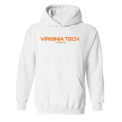 Virginia Tech - NCAA Men's Tennis : Jordan Chrysostom Hooded Sweatshirt
