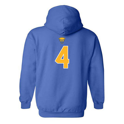 Pittsburgh - NCAA Baseball : Jacob Kendro - Hooded Sweatshirt Classic Shersey