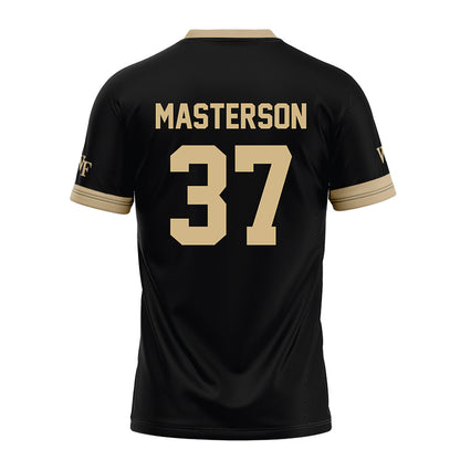 Wake Forest - NCAA Football : Christian Masterson Black Jersey
