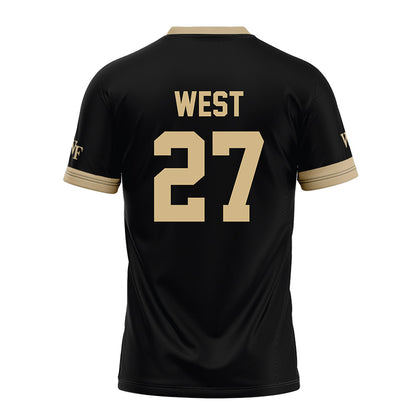 Wake Forest - NCAA Football : Travon West - Black Jersey