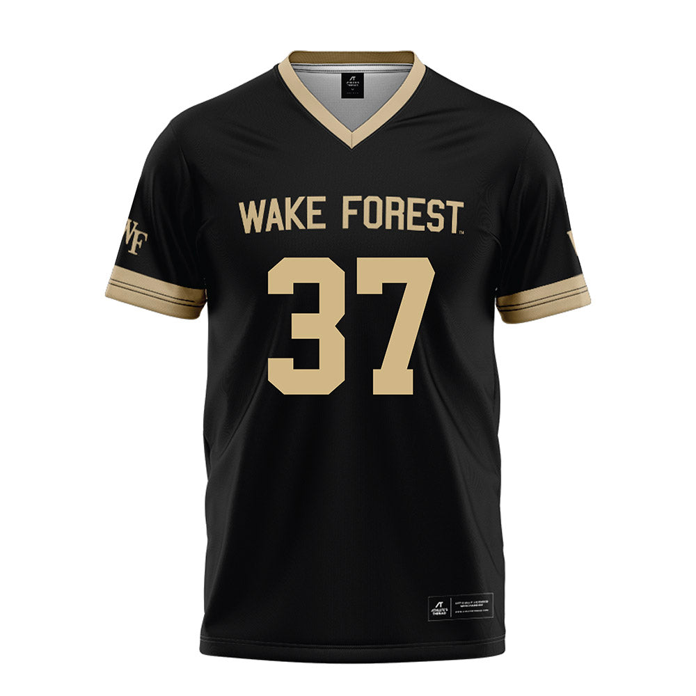 Wake Forest - NCAA Football : Christian Masterson Black Jersey