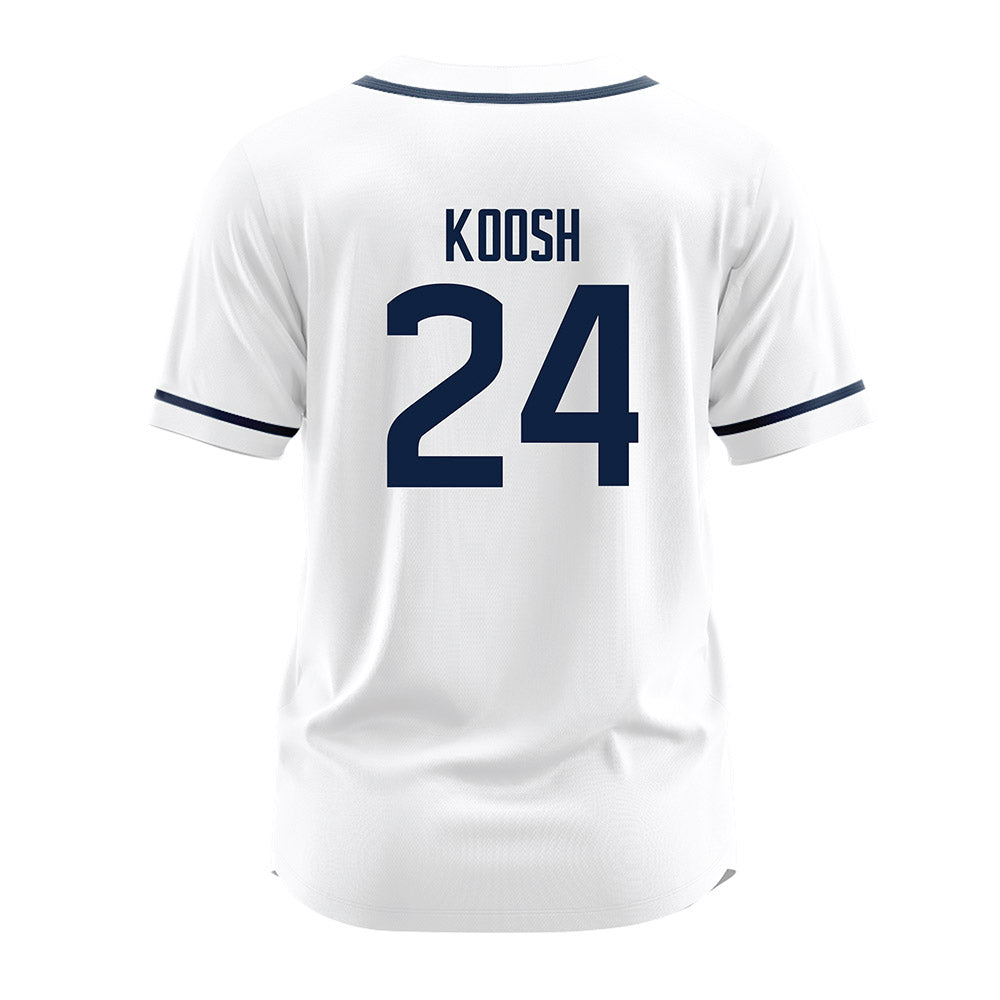 UConn - NCAA Softball : Sydnee Koosh - Baseball Jersey White