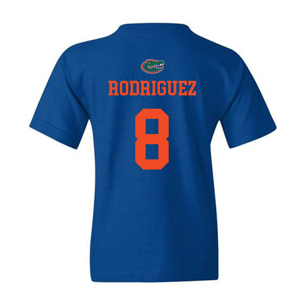 Florida - NCAA Baseball : Christian Rodriguez - Youth T-Shirt Classic Shersey