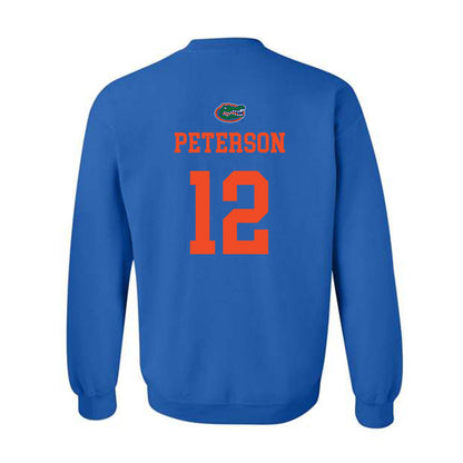 Florida - NCAA Baseball : Liam Peterson - Crewneck Sweatshirt Classic Shersey