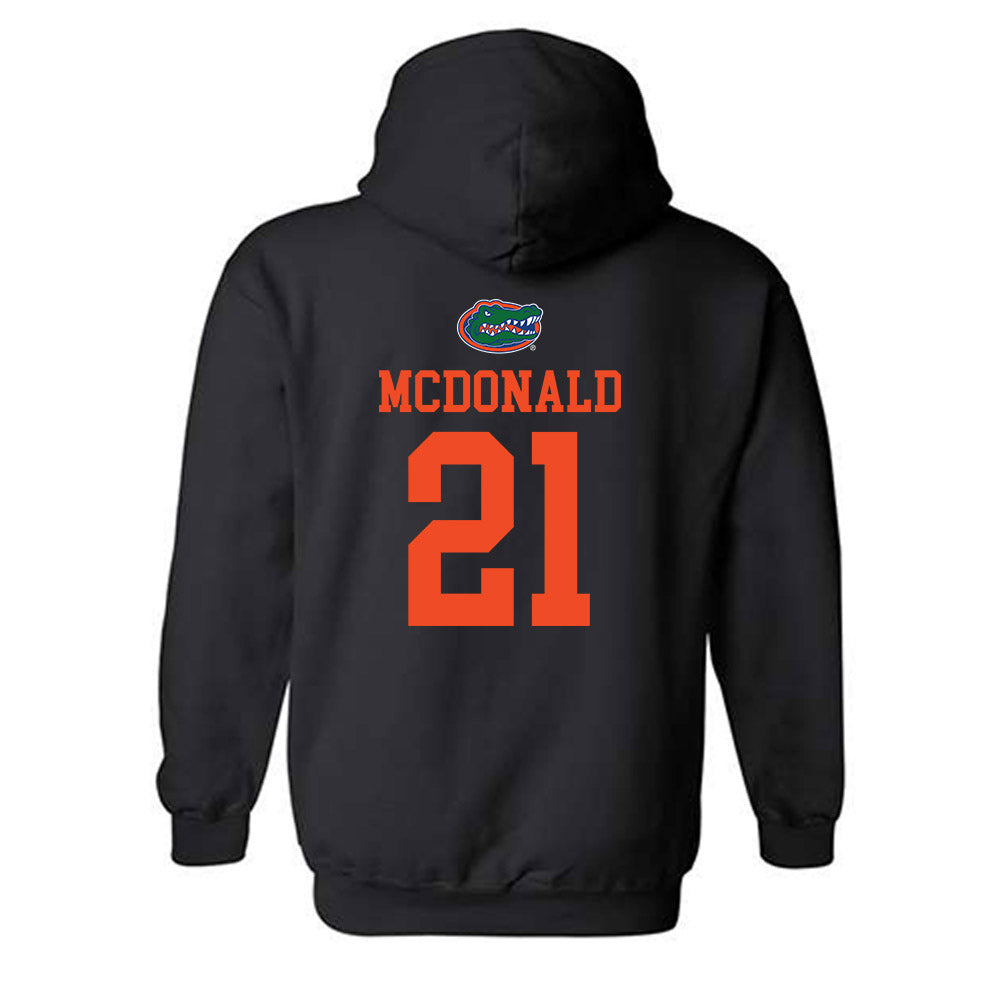 Florida - NCAA Baseball : Caden McDonald - Hooded Sweatshirt Classic Shersey