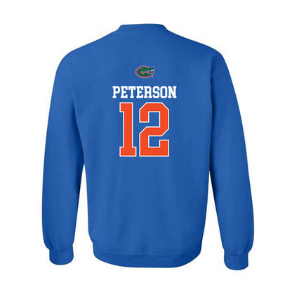 Florida - NCAA Baseball : Liam Peterson - Crewneck Sweatshirt Classic Shersey