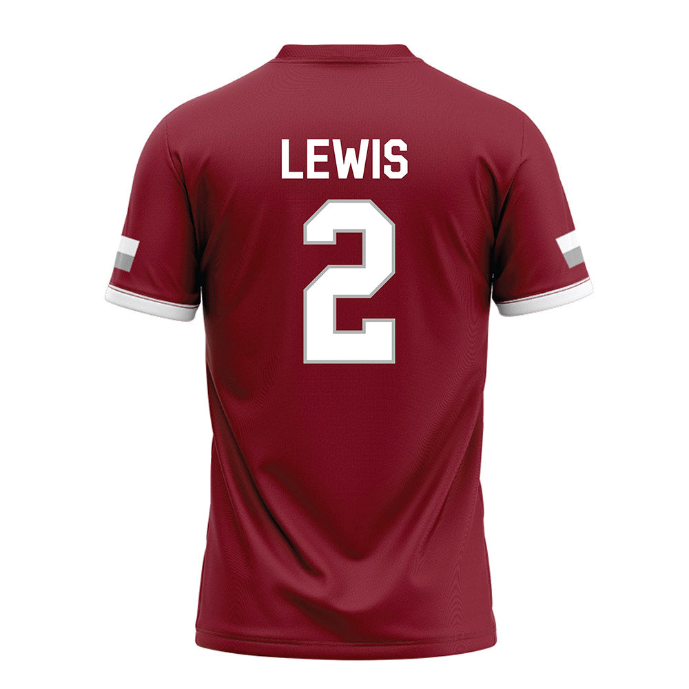 Troy - NCAA Football : Deyunkrea Lewis Cardinal Jersey