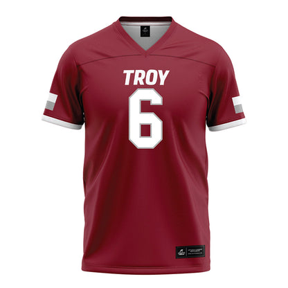 Troy - NCAA Football : Chris Lewis - Cardinal Jersey