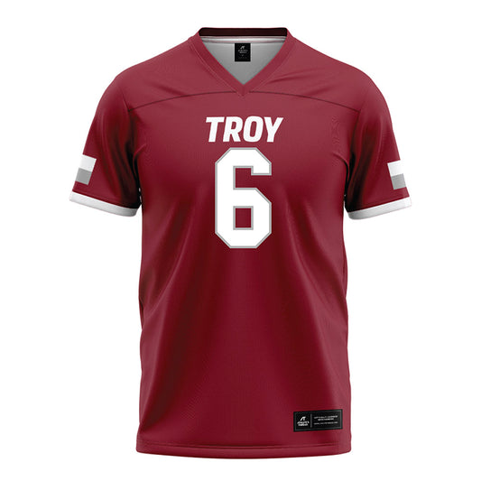 Troy - NCAA Football : Chris Lewis - Cardinal Jersey
