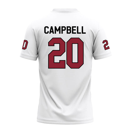 Troy - NCAA Football : Keyshawn Campbell - White Jersey