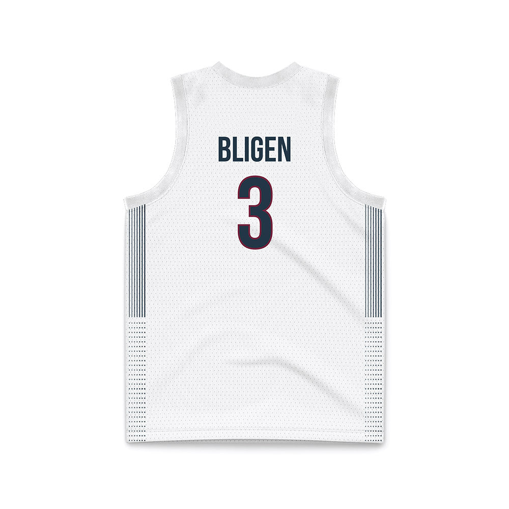 FDU - NCAA Men's Basketball : Heru Bligen White Jersey