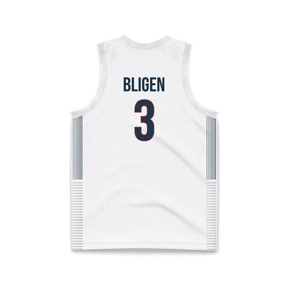 FDU - NCAA Men's Basketball : Heru Bligen White Jersey