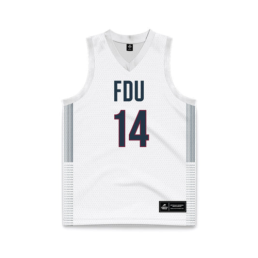 FDU - NCAA Men's Basketball : Pier-Olivier Racine - Basketball Jersey