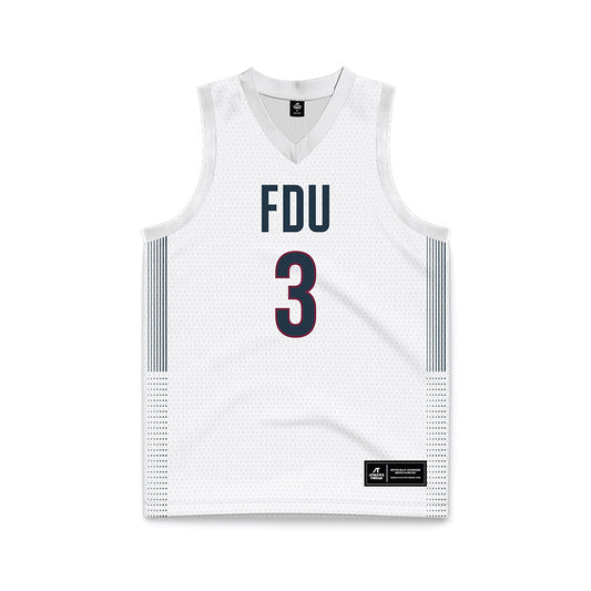 FDU - NCAA Men's Basketball : Heru Bligen - Basketball Jersey