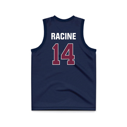 FDU - NCAA Men's Basketball : Pier-Olivier Racine Fairleigh Blue Jersey