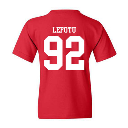 Nebraska - NCAA Football : Sua Lefotu - Youth T-Shirt